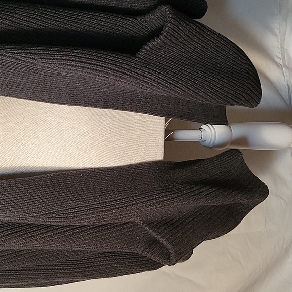 NWT Black Quince Organic Cotton Oversized open Cardigan Sweater Small - Picture 6 of 7